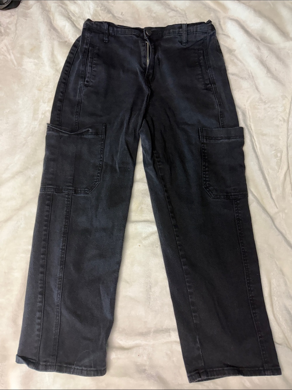 Black cargo pants